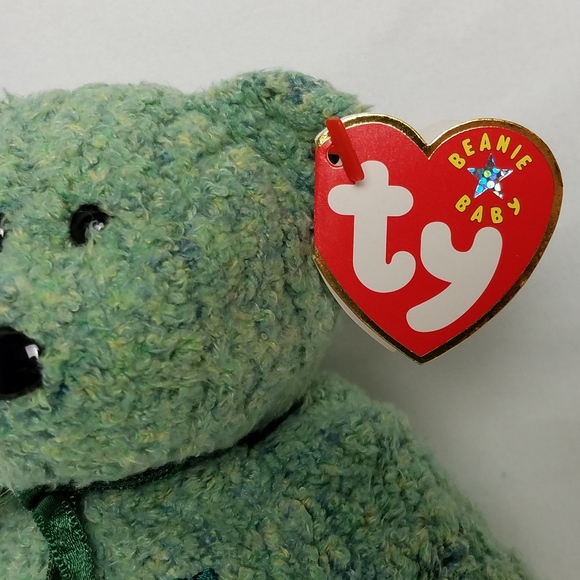 SHAMROCK the Bear (2000) Ty Beanie Baby - Picture 2 of 6
